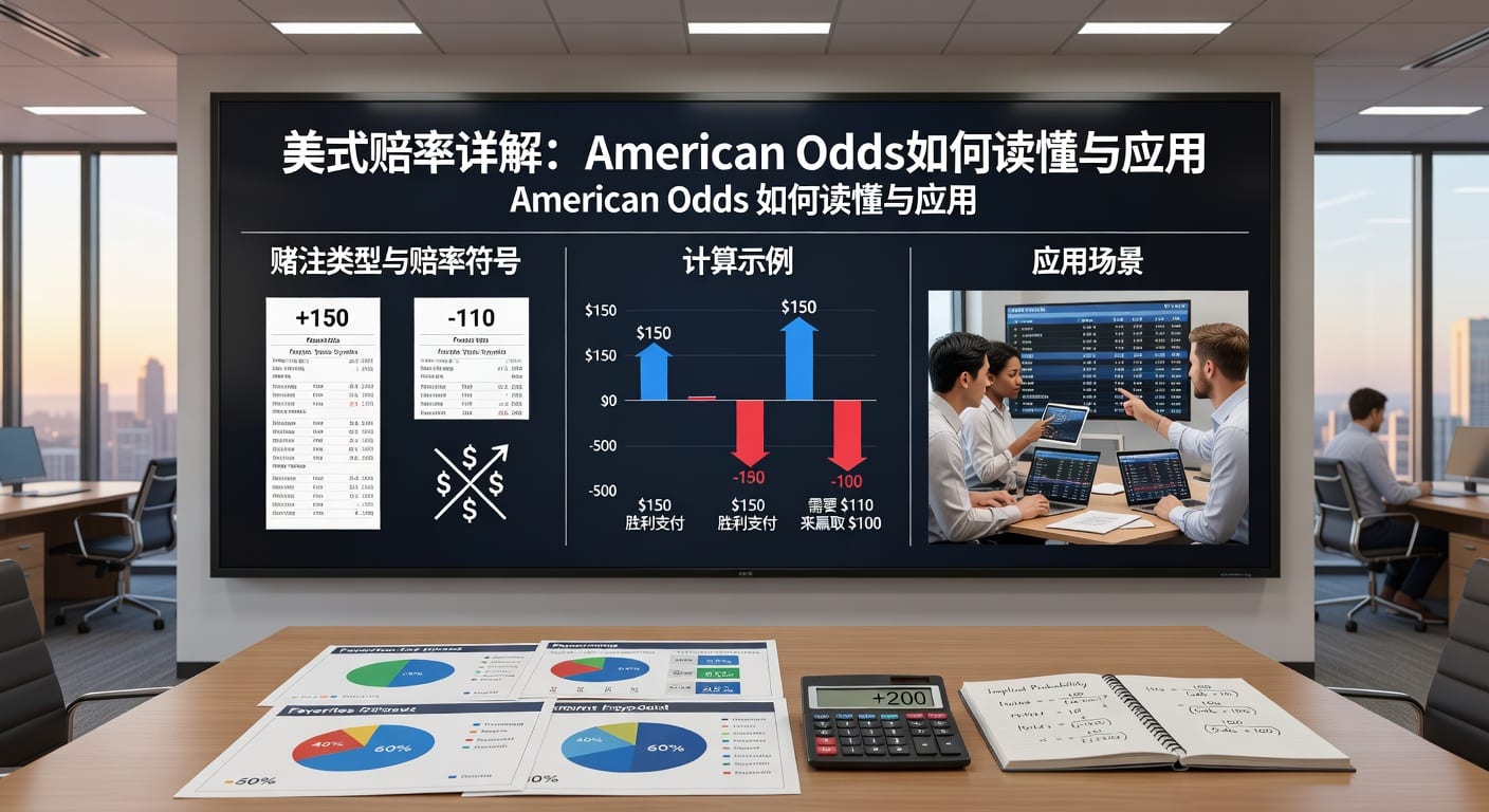 美式赔率 american odds 详解：换算、含义与实战读法