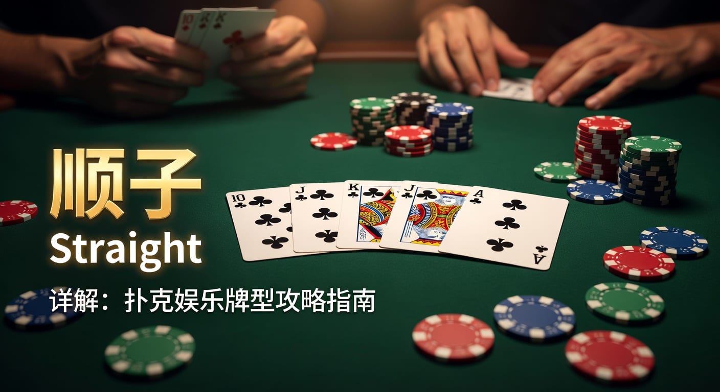 顺子 straight：连顺逻辑与实战判断